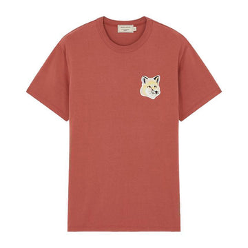 Maison Kitsune Women's Big Pastel Fox Head Patch T-Shirt Dark Pink EW00140KJ0008 150393035 [P]