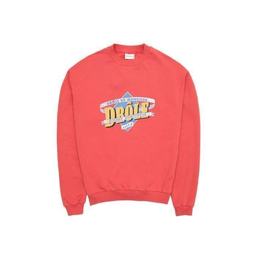 DROLE DE MONSIEUR Drole Monsieur Apres Sports Sweatshirt SW112-CO001-RD 35672489 [P]