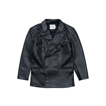 House of Sunny Men's Double-Breasted Leather Jacket VOL2212 65250900 [P]