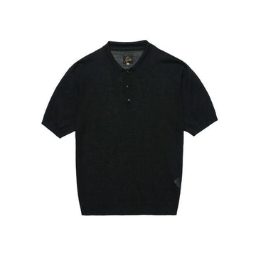 Needles Polo Short Sleeve Knit MR326-Black 50259276 [P]