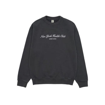 SPORTY & RICH NY ヘルス クラブ クルーネック メンズ・ウィメンズ CR871FB 61327177 [P]