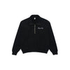 SPORTY & RICH Cursive Logo Half-Zip Sweatshirt QZ851BK 57733077 [P]