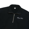 SPORTY & RICH Cursive Logo Half-Zip Sweatshirt QZ851BK 57733077 [P]