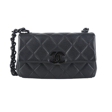 CHANEL Caviar lackiertes Metall Klapp-Crossbody-Bag 36437 150501139 [P]