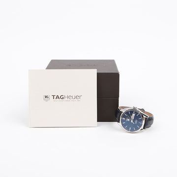 TAG HEUER Carrera Calibre 5 Automatik Uhr Blau 158155295 [P]
