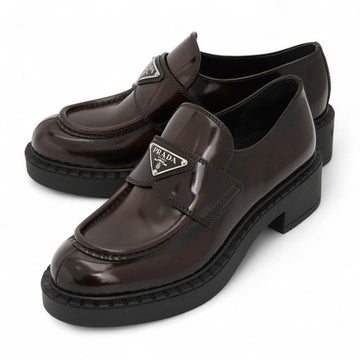 Prada Women's Chocolate Brushed Loafers 1D246M X6O F0038 158335199 [P]