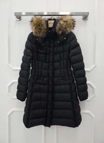 MONCLER ヘルミンファー レディース ロング ダウン ジャケット 2 158335528 [P]