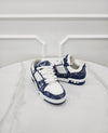Louis Vuitton Monogram Blue Denim Trainer 36 1AC2AK 152831834 [P]