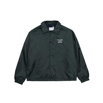DROLE DE MONSIEUR Le Veste Polaire Herren Slogan Kragen Jacke Khaki CJT158-PA010-KK 64385893 [P]