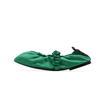 Ganni Square Toe Scrunch Ballerina Shoes S1984-801 43744428 [P]