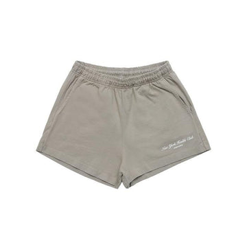 SPORTY & RICH Damen Logo Druck Gummibund Shorts khaki beige SH833EL 55904936 [P]
