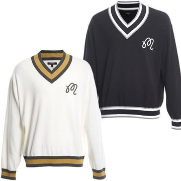MALBON GOLF ゴルフニット ゴルフTシャツ メンズ M-7605-CRM 105262634 [P]