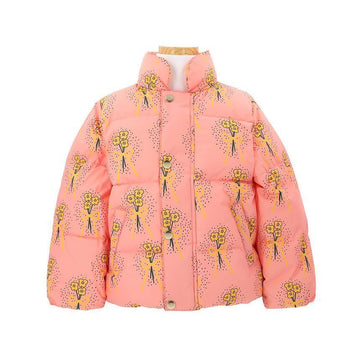 Mini Rodini Winter Flower Puffer Kids Padding 2471011328 123427211 [P]