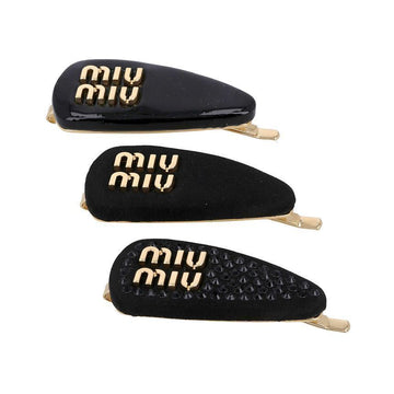 Miu Miu Hair Clip Logo 3 Set for Women 5IF188 2CVO F0002 126658307 [P]