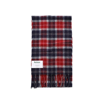 BARBOUR タータンチェックフリンジマフラー RE75 USC0001 126756359 [P]