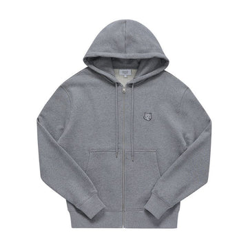 MAISON KITSUNE ファー ヘッド パッチ ジップアップ フーディ 129861219 [P]