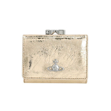 VIVIENNE WESTWOOD メタリッククリンクルスモールフレームレディース財布 5115002MW L00A7 R401 132714090 [P]