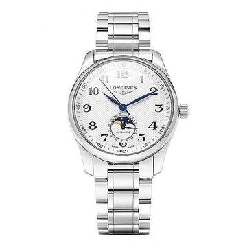 LONGINES マスターコレクションムーンフェイズ メンズメタルウォッチ 122245365 [P]