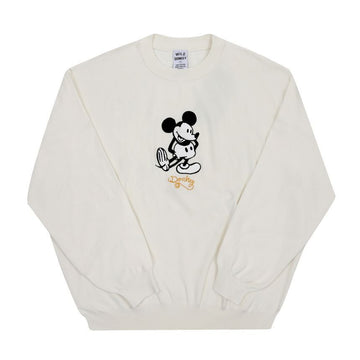 other Mickey Logo Crewneck Sweatshirt Ecru M-MICKEY 135130717 [P]
