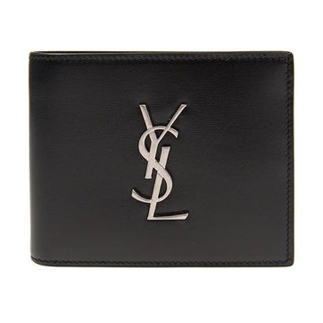 Saint Laurent East West Monogram Wallet Black 33221849 [P]
