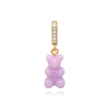 Crystal Haze Jewelry Crystal Haze Haribo Nostalgia Bear-Lavender-Pave Connector 40948783 [P]