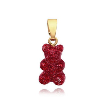 Crystal Haze Jewelry Nostalgia Haribo Bear Red Velvet Pendant Charm 40948774 [P]
