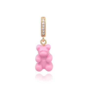 Crystal Haze Jewelry Nostalgia Bear-Candy Pink-Pave Connector 40948791 [P]