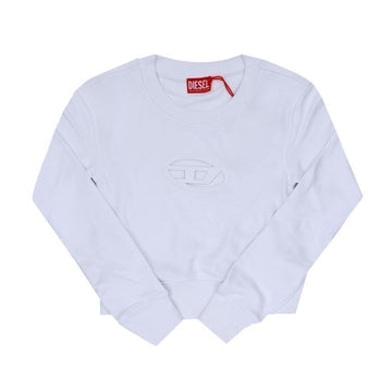 Diesel Cutout Metallic Oval D Logo Crop Sweater 143788405 [P]