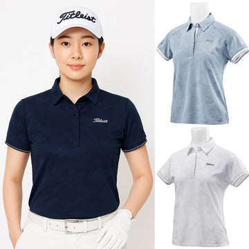 TITLEIST ゴルフウェア TMPWS501J カモフラージュ ジャカード レディースゴルフウェア 144113880 [P]