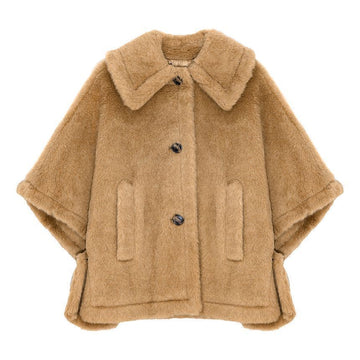 MAXMARA テネブレ テディ アルパカ ウール ケープ 2514731161600 006 145496224 [P]
