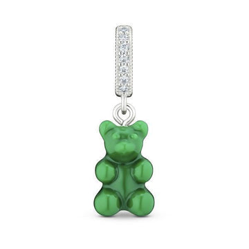 CRYSTAL HAZE JEWELRY Cristalheize Nostalgia Haribo Bär Vegan Silber Cubic Pendant Damen Charms 41549631 [P]
