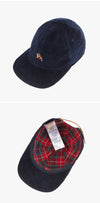 BARACUTA ロゴ刺繍コーデュロイ男性用帽子 47190331 [P]