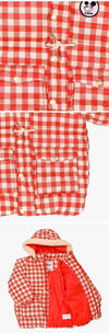 MINI RODINI Ritzrats Patch Gingham Heavy Puffer Kinderjacke 2571011042 148520030 [P]
