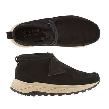 Clarks Loafer Wallaby Eden Black Suede Men's Loafer stamp: 26173320 63407593 [P]