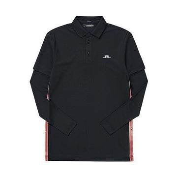 J Lindeberg Long Sleeve Polo Golf Shirt Regular Fit GMJT08584 9999 64547137 [P]