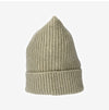 ACNE STUDIOS Beanie C40426 GREIGE MELANGE mit Logo-Patch 149351783 [P]