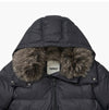 YVES SALOMON Down Jacket with Logo and Fox Collar 68489556 [P]