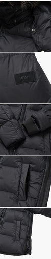 YVES SALOMON Down Jacket with Logo and Fox Collar 68489556 [P]