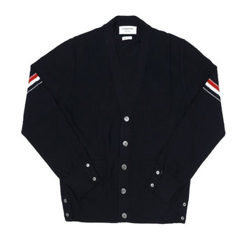 THOM BROWNE ストライプグログランアームバンド メンズ カーディガン MKC519A Y1002 415 150500177 [P]