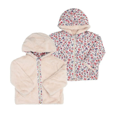 LOUISE MISHA Kappe GRC-W25-R0081 Pelvet Floral Wende-Kinderjacke 150543585 [P]