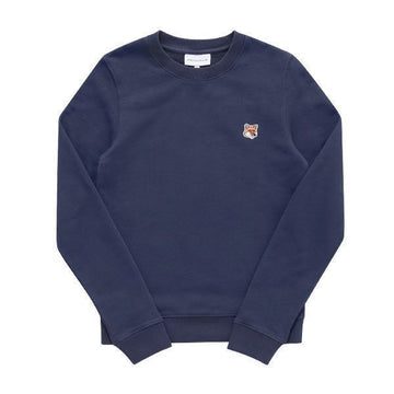 MAISON KITSUNE Regular Frauenpullover mit Fuchshead-Patch LW00302KM0001 P476 73978478 [P]