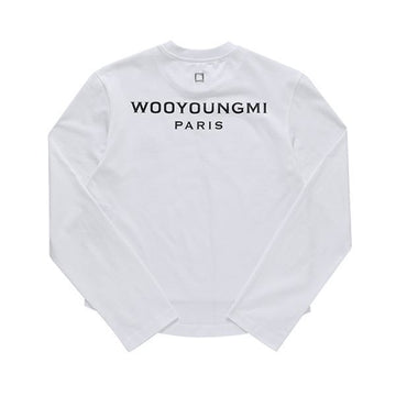 WOOYOUNGMI Langarm T-Shirt mit Rück-Logo Frauen M241TS17 712W 76576473 [P]