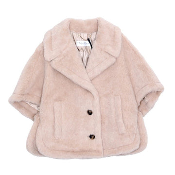 MaxMara Cape Teddy Alpaca Wool Coat 152309858 [P]