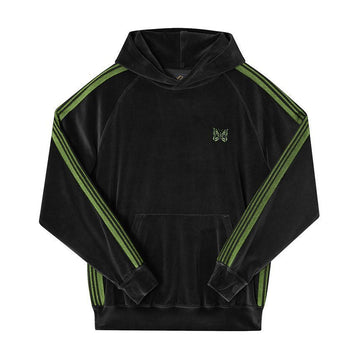 NEEDLES Hoodie RW324 C-Black Velour Herren 154051467 [P]