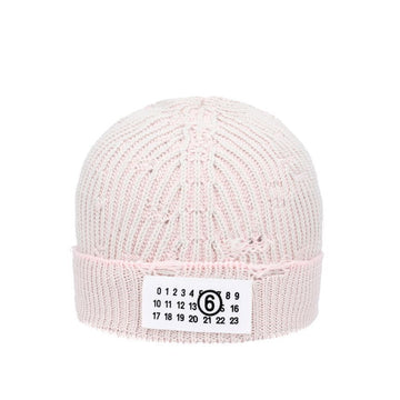 MAISON MARGIELA MM6 Nummerierung Logo Patches Beanie 155484089 [P]