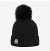 MONCLER Mütze mit Logo-Patch und Pompon 156058314 [P]
