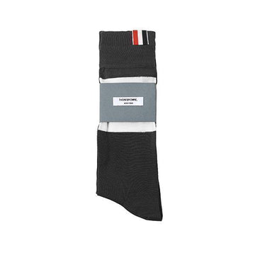 THOM BROWNE ストライプミッドカフソックス 男性用 4パック MAS023B 01690 025 93382100 [P]