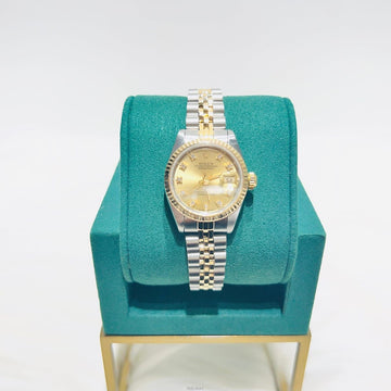 Rolex Datejust Champagne Diamond 10P Combination Women's Watch 69173 158336454 [P]
