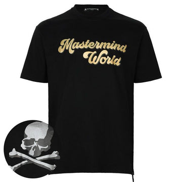 MASTERMIND JAPAN Mastermind Black Logo Glitter T-Shirt 008 76019931 [P]