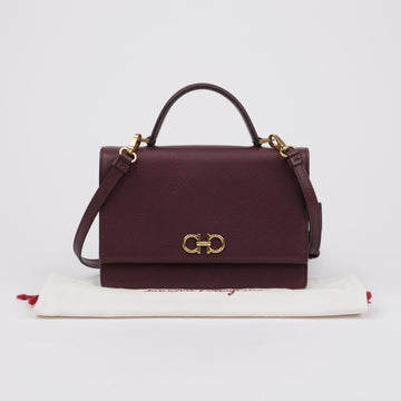 Salvatore Ferragamo Gancini Mini Top Handle Tote Shoulder Bag D866 22 158091131 [P]